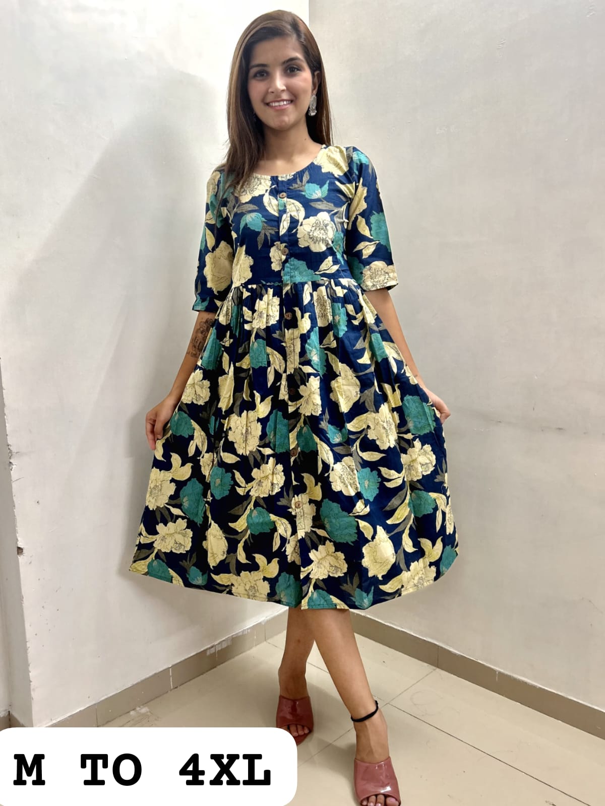 Virat Fashion Cambric Cotton Partywear Kurti Catalog